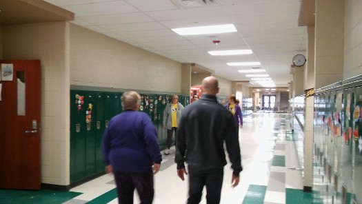 Shared Use School Hallway