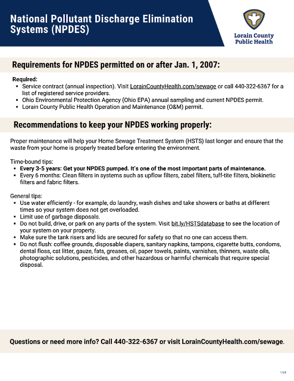 Permit Conditions: National Pollutant Discharge Elimination Systems 