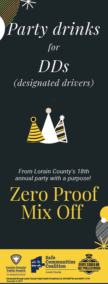 A recipe book of zero proof drinks featured from the Zero Proof Mix Off event.