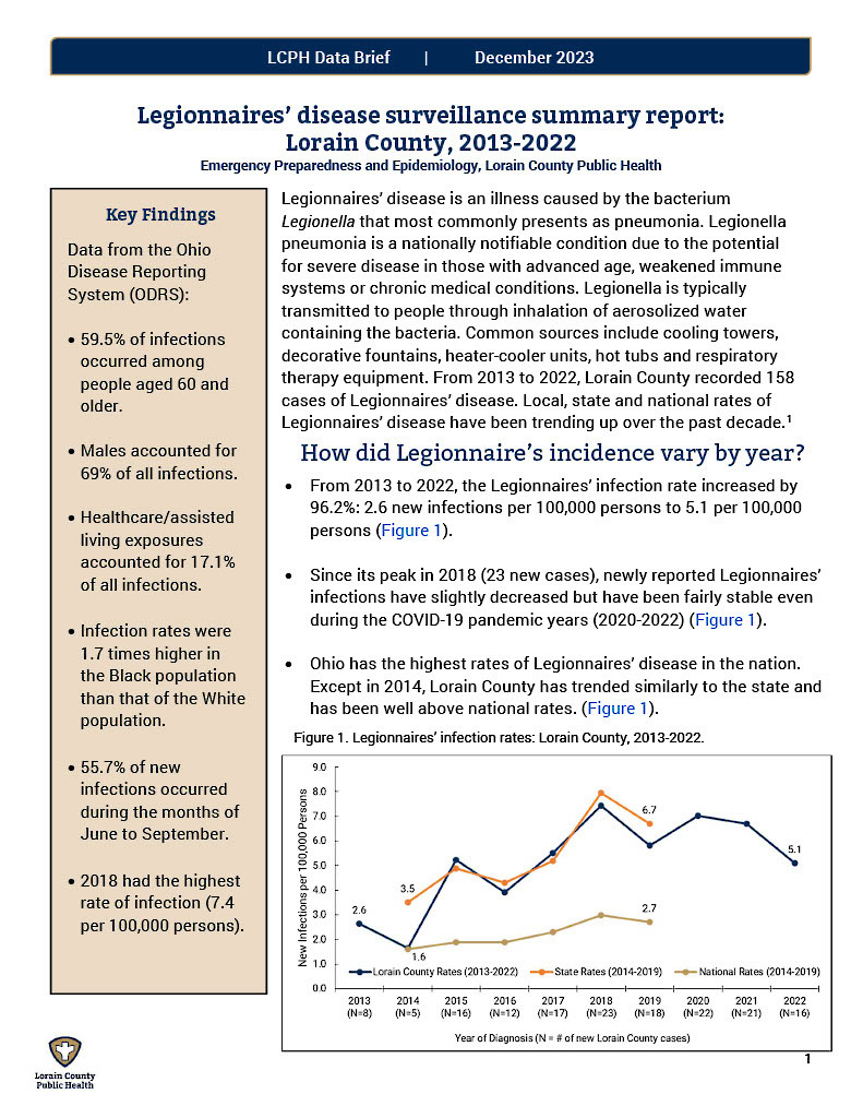 The first page of the linked data brief