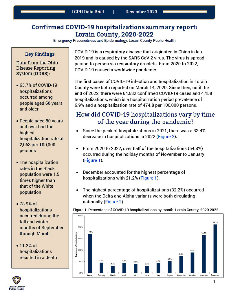 The first page of the linked data brief