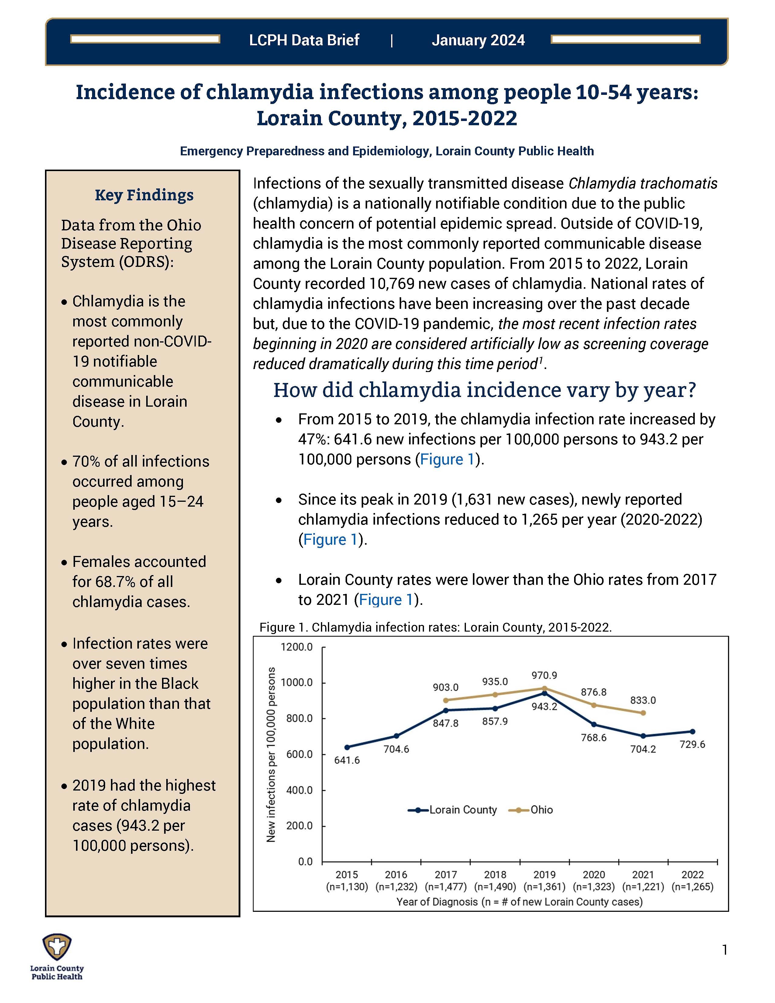 The first page of the linked data brief